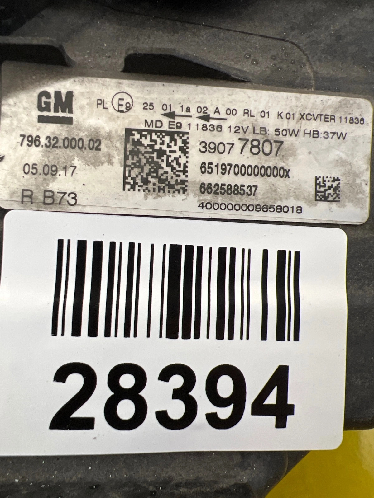 Phare droit Opel Astra K Full Led 39077807 Autolamps 2 Phare droit Opel Astra K Full Led 39077807