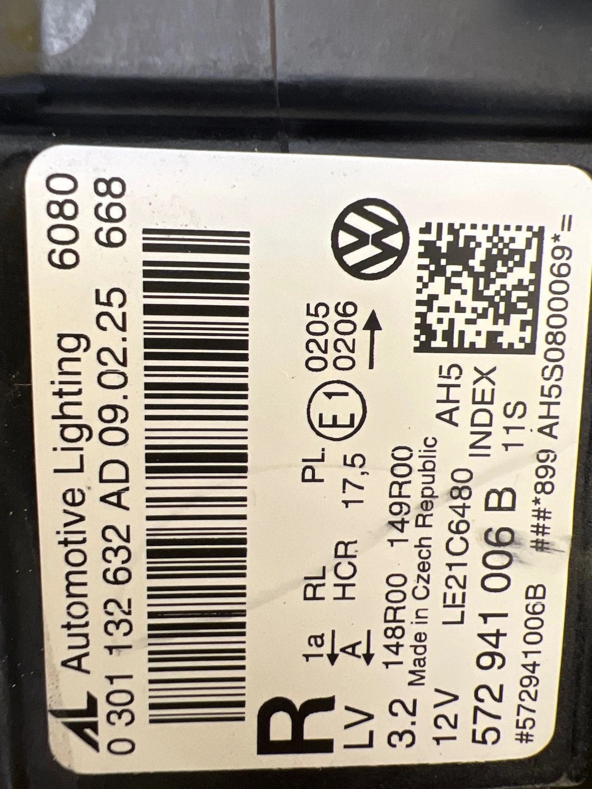 Phare avant droit VW Tiguan III 3 571 Full Led 2024- 571941006B Autolamps 3 Phare avant droit VW Tiguan III 3 571 Full Led 2024- 571941006B