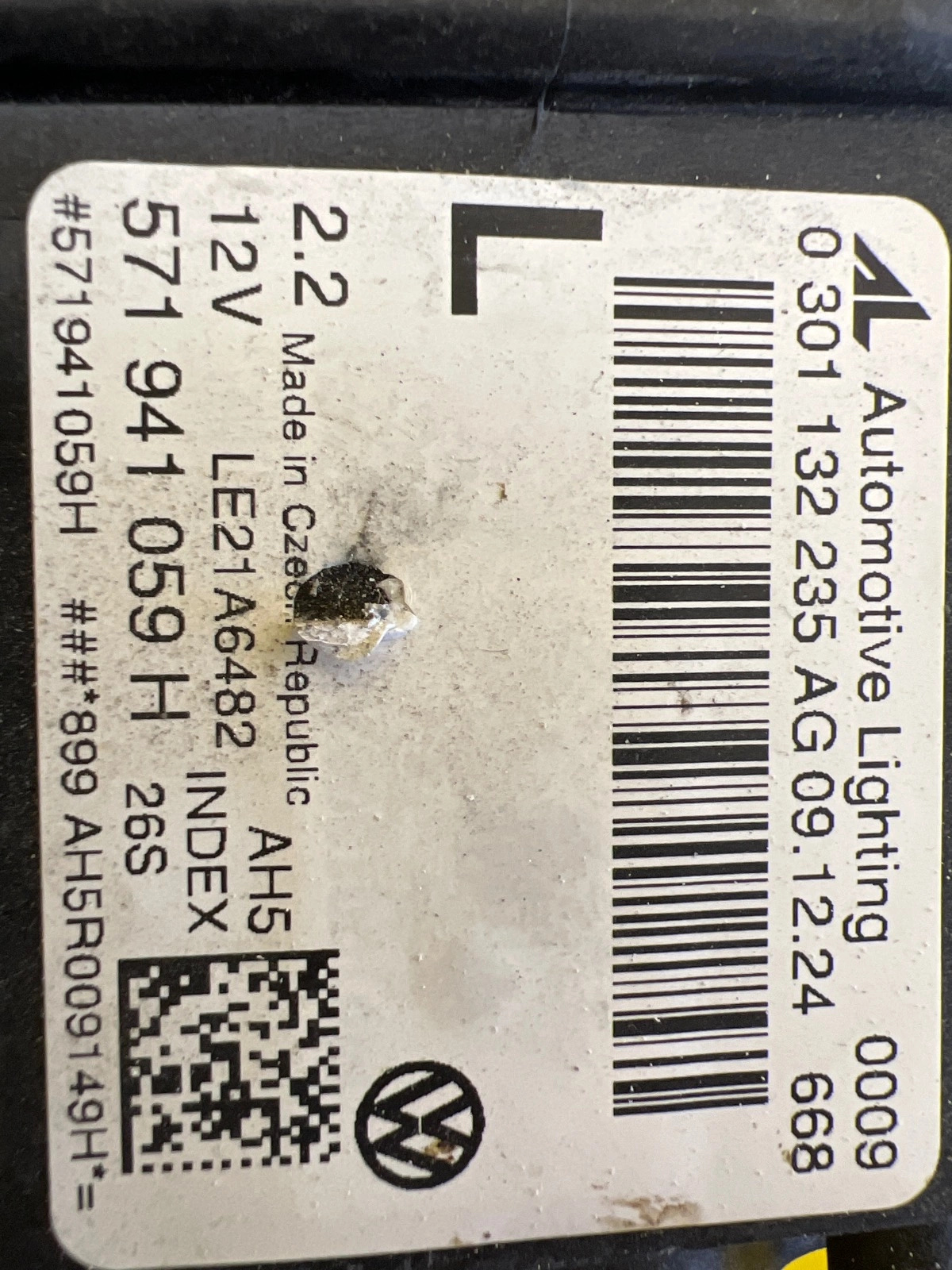 Phare avant gauche VW Tiguan III 571 23- 571941059H Full Led Autolamps 3 Phare avant gauche VW Tiguan III 571 23- 571941059H Full Led
