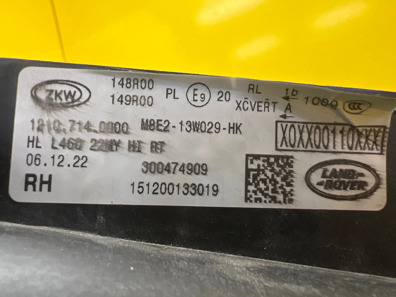 Phare droit Range Rover Vogue L460 Full Led M8E2-13W029-HK Autolamps 2 Phare droit Range Rover Vogue L460 Full Led M8E2-13W029-HK