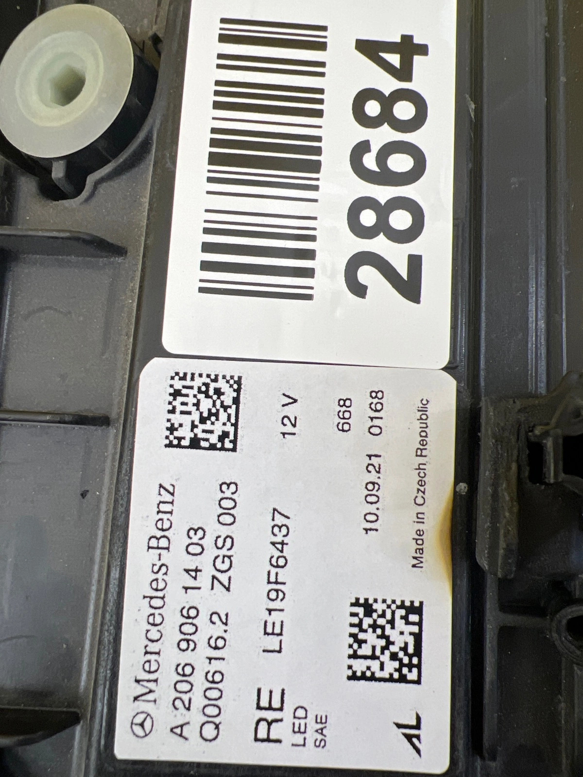Phare droit Mercedes Classe C W206 Full Led USA A2069061403 Autolamps 2 Phare droit Mercedes Classe C W206 Full Led USA A2069061403