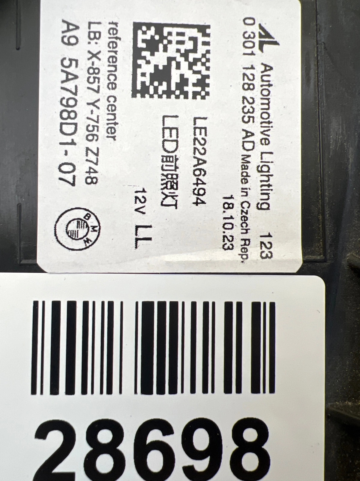 Phare gauche BMW 5 G60 G61 Full led 5A798D1-07 Autolamps 2 Phare gauche BMW 5 G60 G61 Full led 5A798D1-07