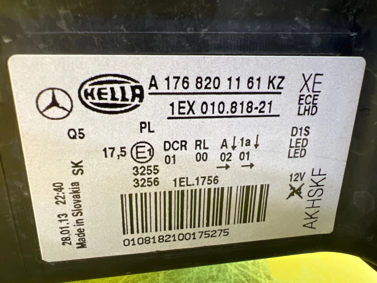 Phare gauche Mercedes Classe A W176 Xenon A1768201161 Autolamps 3 Phare gauche Mercedes Classe A W176 Xenon A1768201161