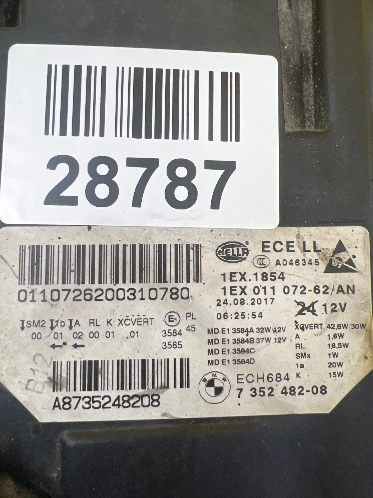 Phare Droit BMW 5 F10 F11 Lift 13-17 FULL LED 7352482-08 Autolamps 2 Phare Droit BMW 5 F10 F11 Lift 13-17 FULL LED 7352482-08