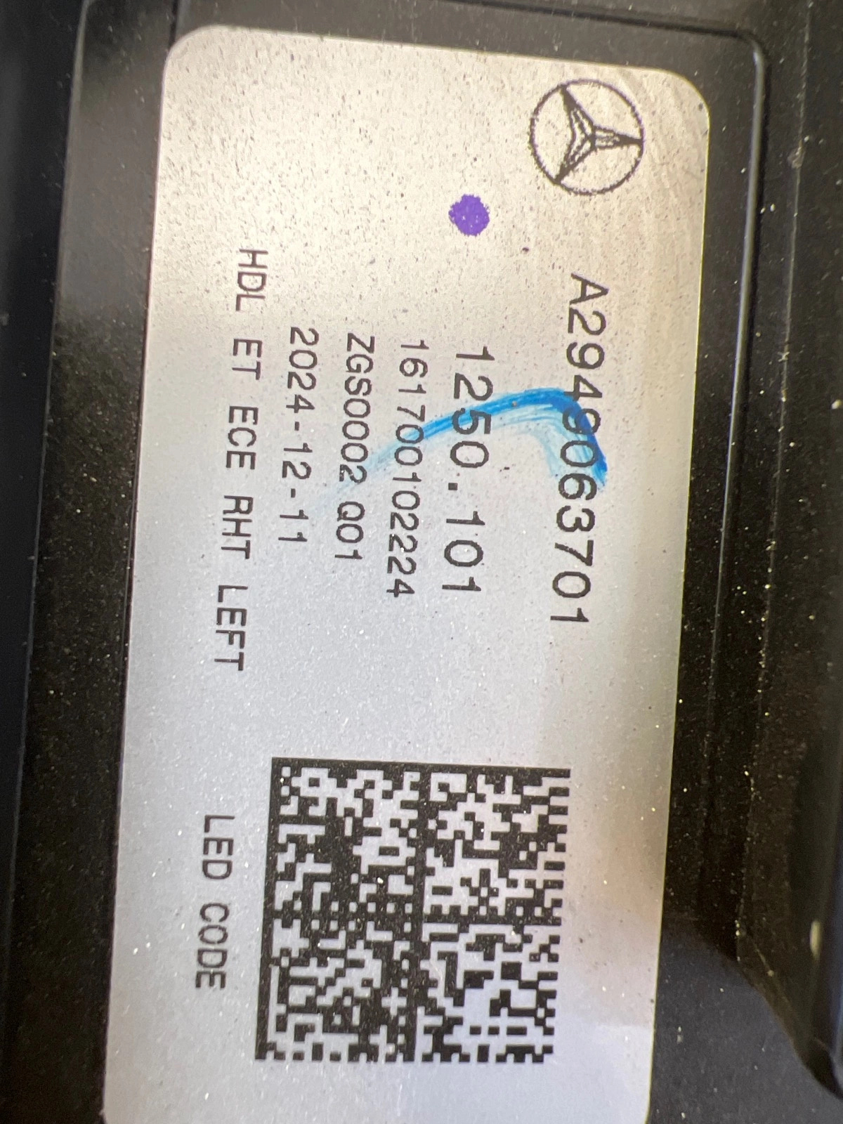 Phare gauche Mercedes EQE AMG W294 Full Led A2949063701 Autolamps 2 Phare gauche Mercedes EQE AMG W294 Full Led A2949063701