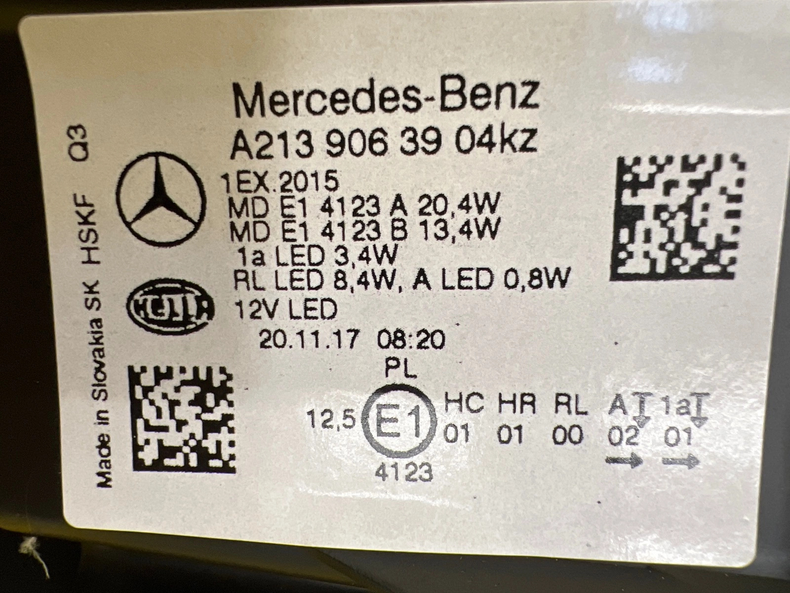 Phare droit gauche Mercedes Classe E W213 Led High Performance A2139063904 A2139064004 Autolamps 8 Phare droit gauche Mercedes Classe E W213 Led High Performance A2139063904 A2139064004