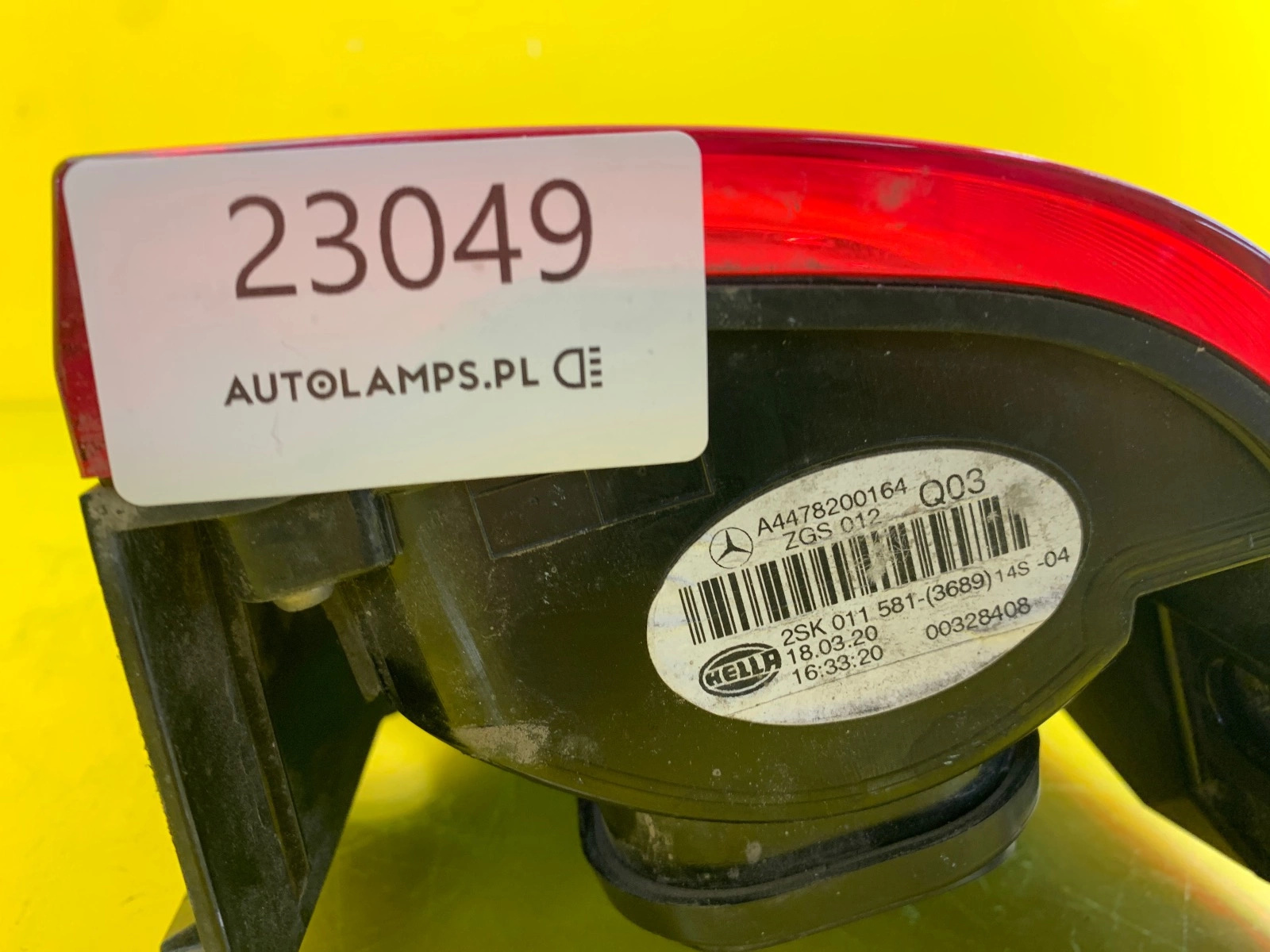 Mercedes Vito W447 447 Feu arrière droit A4478200164 Autolamps 2 Mercedes Vito W447 447 Feu arrière droit A4478200164