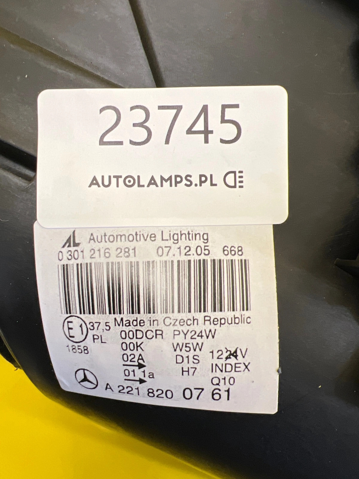 Phare gauche Mercedes-Benz S W221 A2218200761 Xenon Autolamps 2 Phare gauche Mercedes-Benz S W221 A2218200761 Xenon
