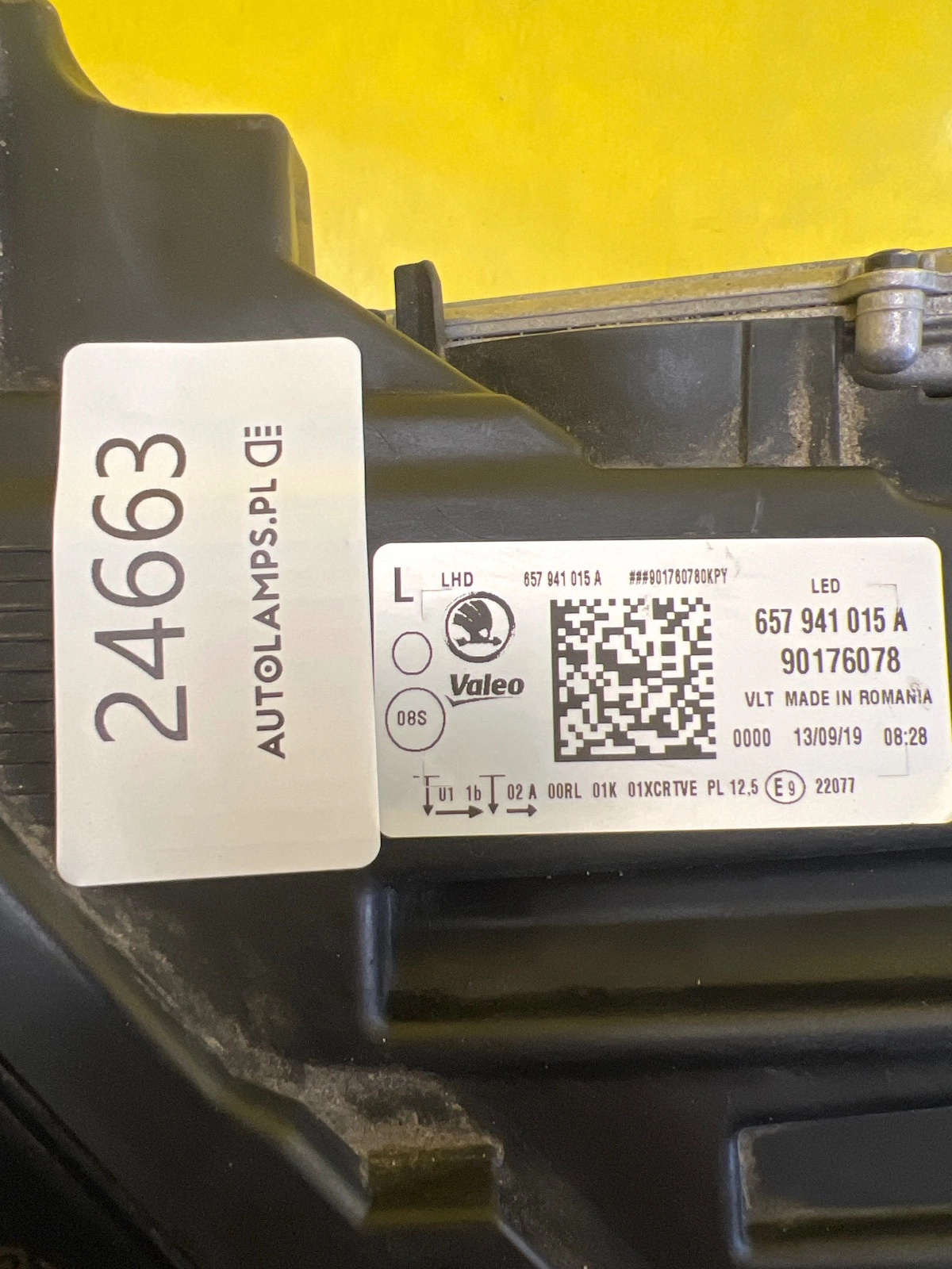 Phare gauche Skoda Scala Full Led 657941015A Autolamps 2 Phare gauche Skoda Scala Full Led 657941015A