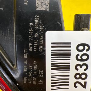 Audi E-tron GT Feu arrière gauche Led 4J3945091