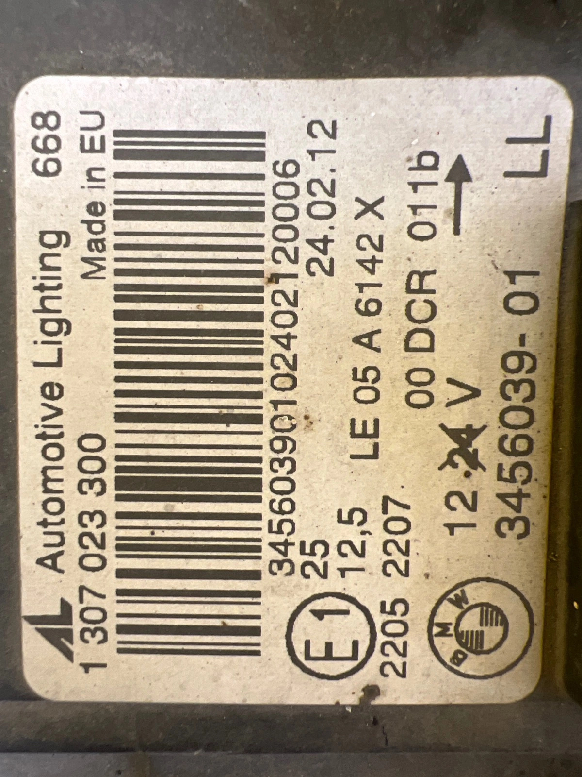 Phare gauche BMW X3 E83 Lift LCI Bi-Xenon 3456039-01 Autolamps 3 Phare gauche BMW X3 E83 Lift LCI Bi-Xenon 3456039-01