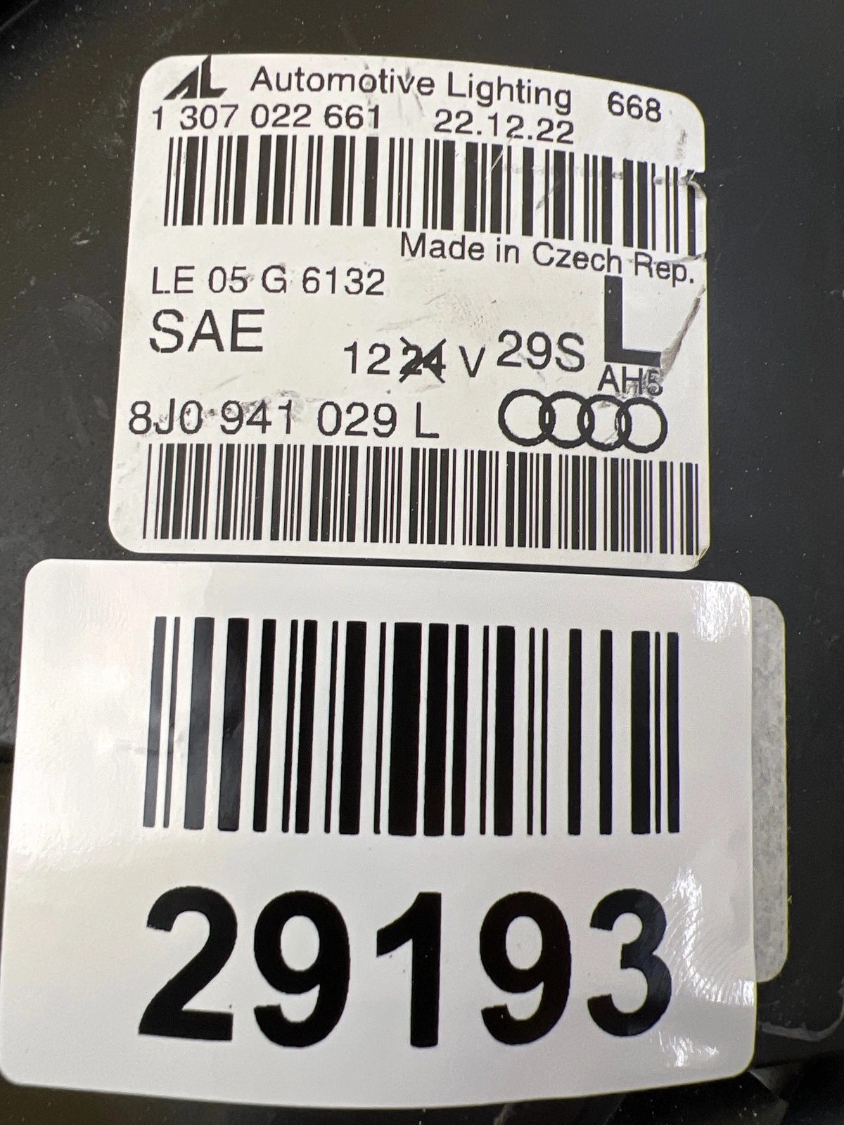 Phare avant gauche Audi TT 8J0 06-14 Xenon USA 8J0941029L Autolamps 2 Phare avant gauche Audi TT 8J0 06-14 Xenon USA 8J0941029L