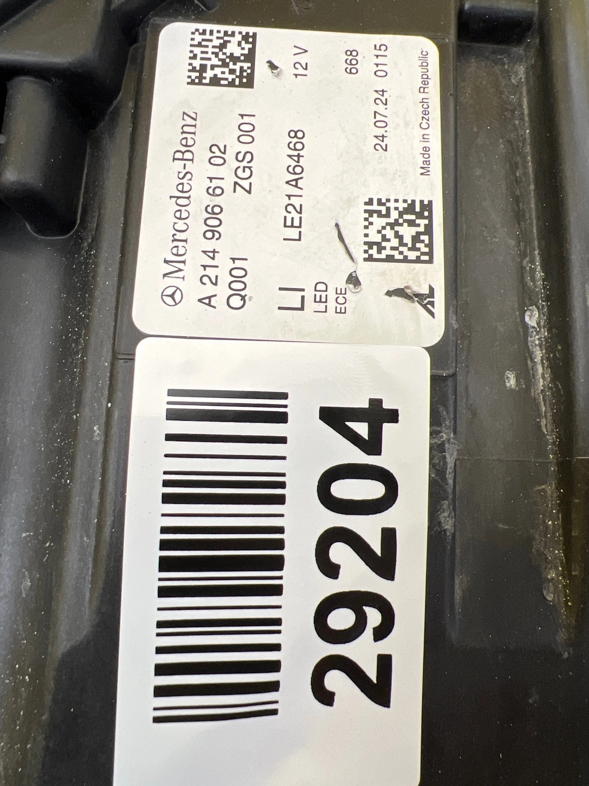 Phare gauche Mercedes Classe E W214 Digital Light A2149066102 Autolamps 2 Phare gauche Mercedes Classe E W214 Digital Light A2149066102
