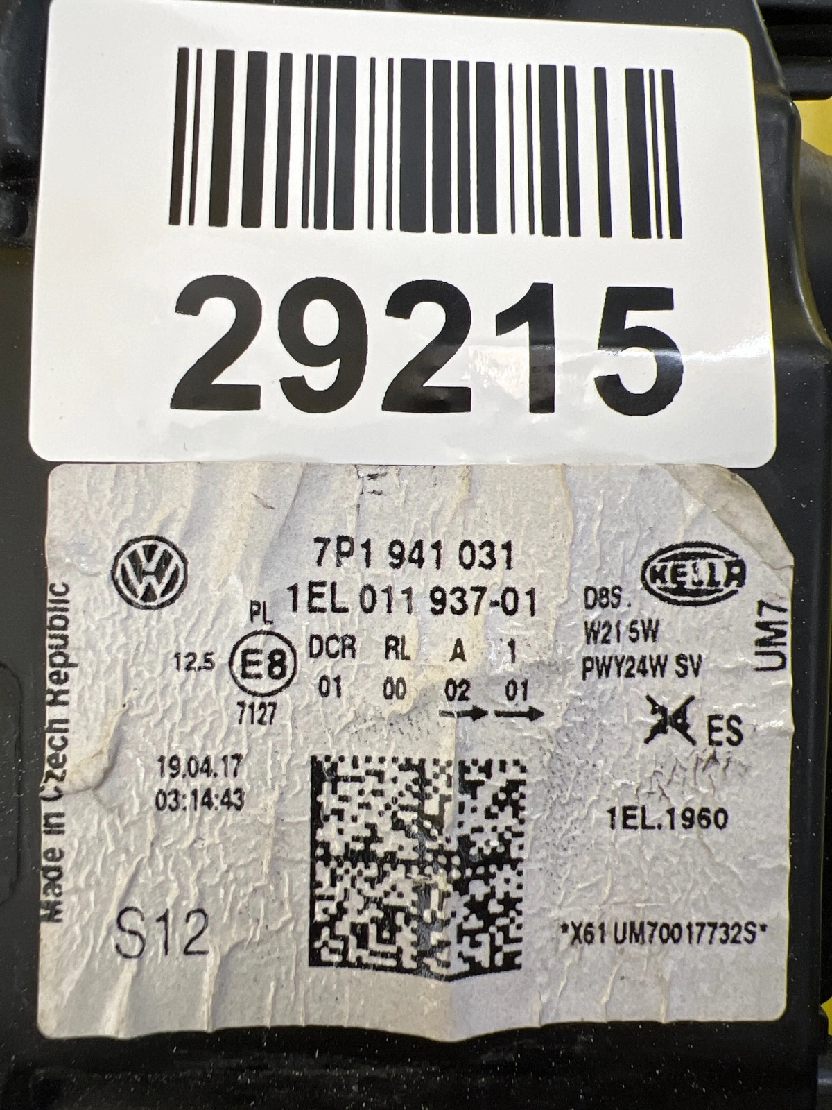 Phare avant gauche VW Touareg 2 II Lift 14- Bi-Xenon 7P1941031 Autolamps 2 Phare avant gauche VW Touareg 2 II Lift 14- Bi-Xenon 7P1941031