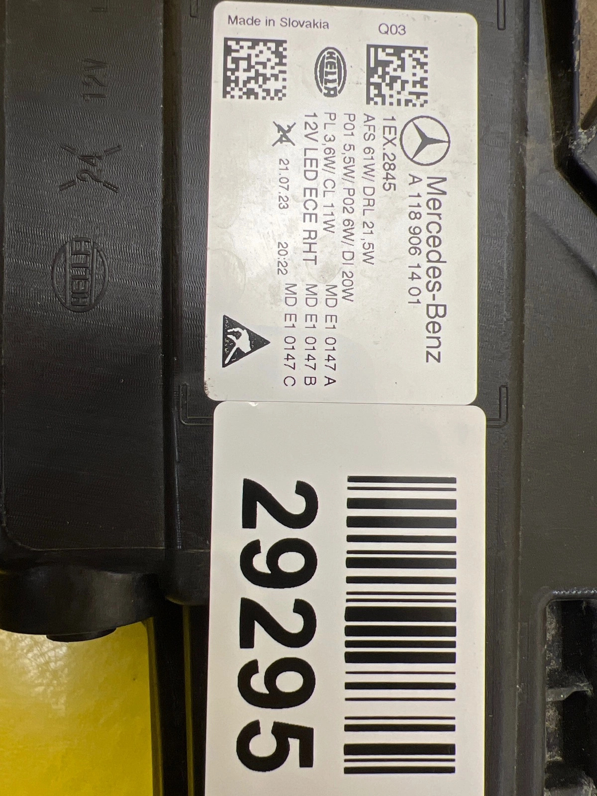 Phare droit Mercedes CLA W118 Lift Full Led A1189061401 Autolamps 2 Phare droit Mercedes CLA W118 Lift Full Led A1189061401