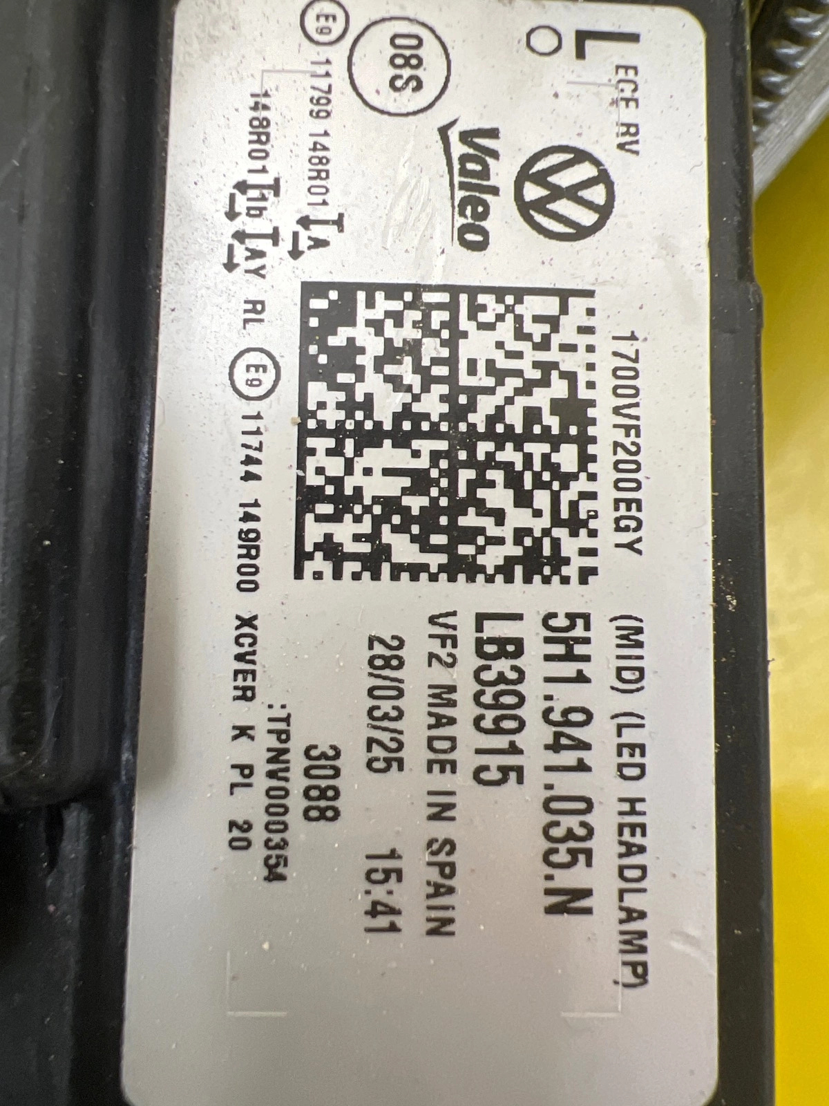 Phare avant gauche Volkswagen Golf VIII 8 Lift Full Led LH 24- 5H1941035N Autolamps 2 Phare avant gauche Volkswagen Golf VIII 8 Lift Full Led LH 24- 5H1941035N