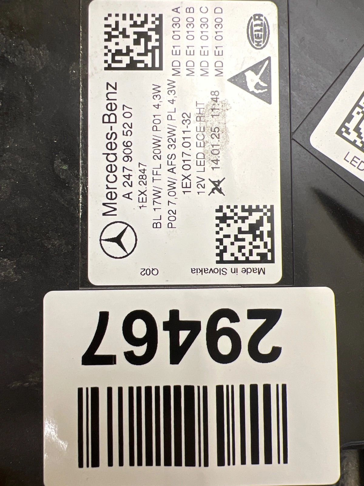 Phare droit Mercedes Classe B W247 Lift High Performance A2479065207 Autolamps 2 Phare droit Mercedes Classe B W247 Lift High Performance A2479065207