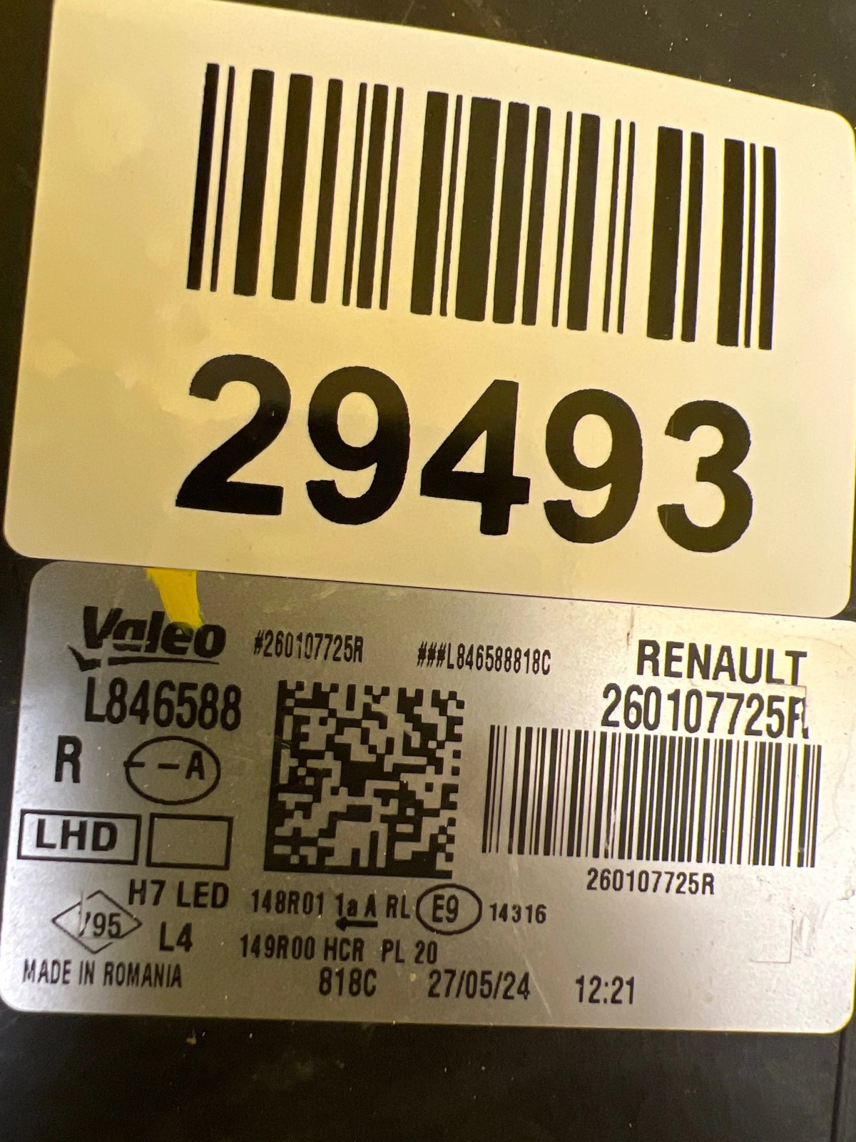 Phare avant droit Dacia Duster III Full Led 2024- 260107725R Autolamps 2 Phare avant droit Dacia Duster III Full Led 2024- 260107725R