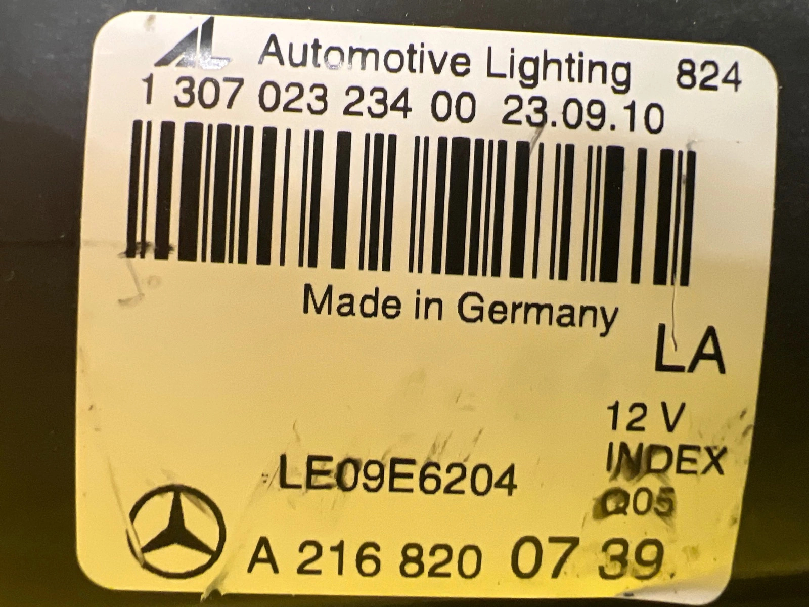 Phare gauche Mercedes CL W216 Bi-Xenon USA A2168200739 Autolamps 3 Phare gauche Mercedes CL W216 Bi-Xenon USA A2168200739