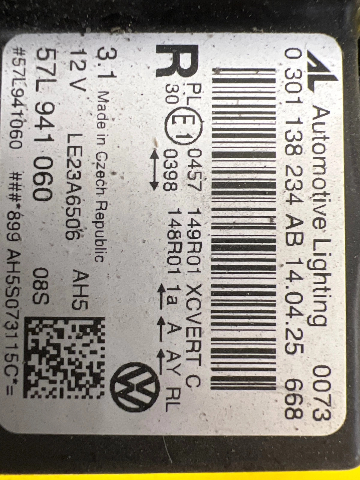 Phare avant droit VW Tayron II Full Led 24- 57L941060 Autolamps 2 Phare avant droit VW Tayron II Full Led 24- 57L941060