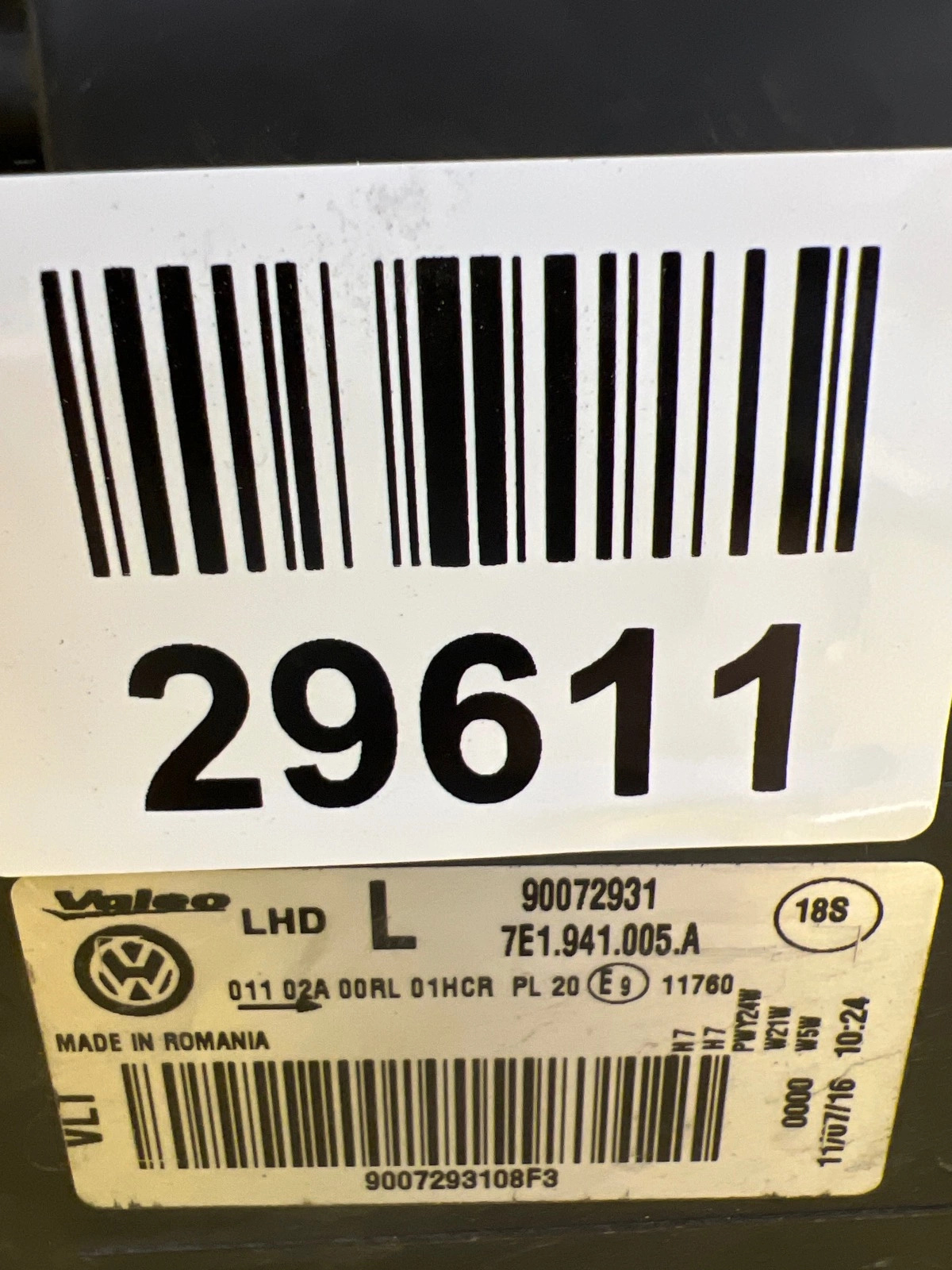 Phare avant gauche VW T6 Transporter 7E 15- 7E1941005A Autolamps 2 Phare avant gauche VW T6 Transporter 7E 15- 7E1941005A