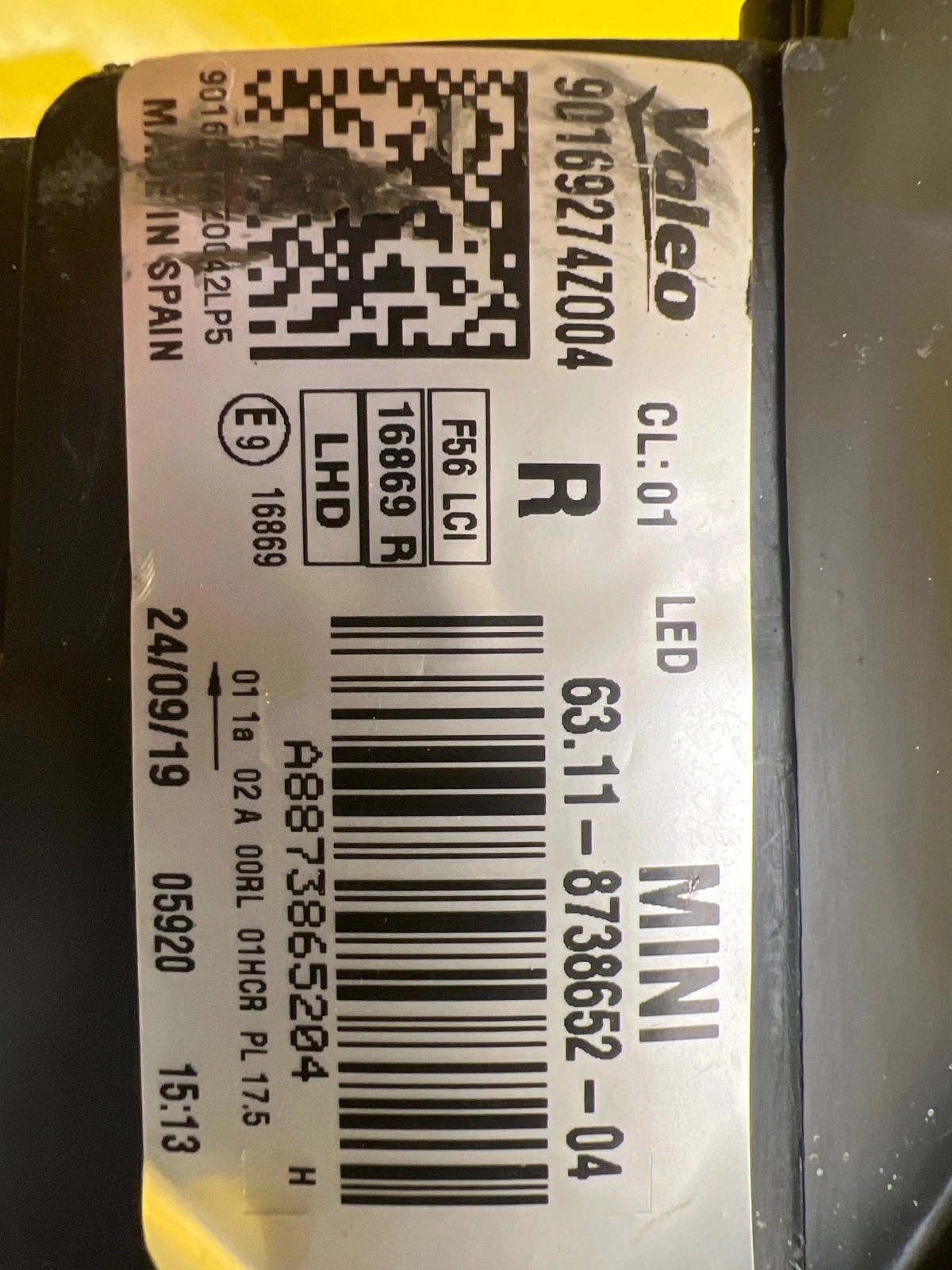 Phare droit Mini Cooper F56 F57 Lift Full Led 8738652-04 Autolamps 4 Phare droit Mini Cooper F56 F57 Lift Full Led 8738652-04