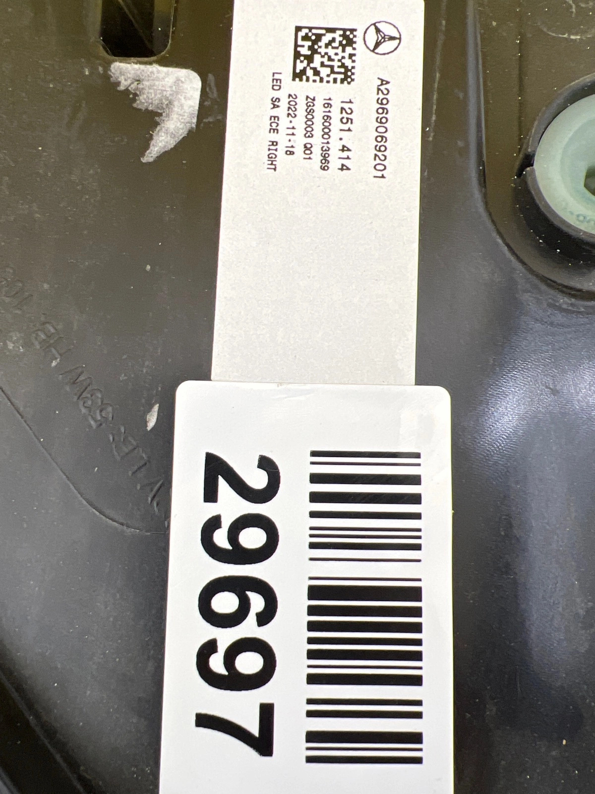 Phare droit Mercedes EQS W296 X296 Full Led A2969069201 Autolamps 2 Phare droit Mercedes EQS W296 X296 Full Led A2969069201