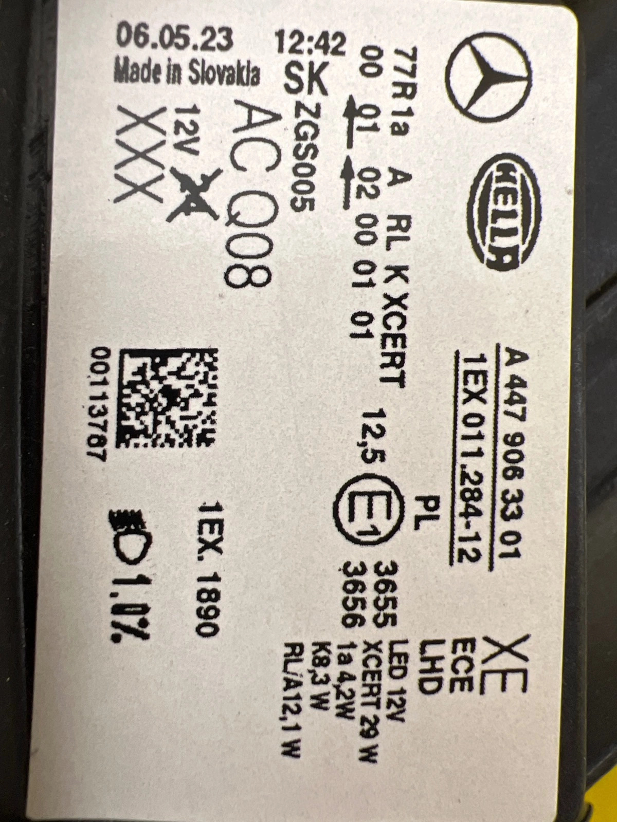 Phare droit Mercedes V-Class Vito W447 Lift Full Led A4479063301 Autolamps 2 Phare droit Mercedes V-Class Vito W447 Lift Full Led A4479063301