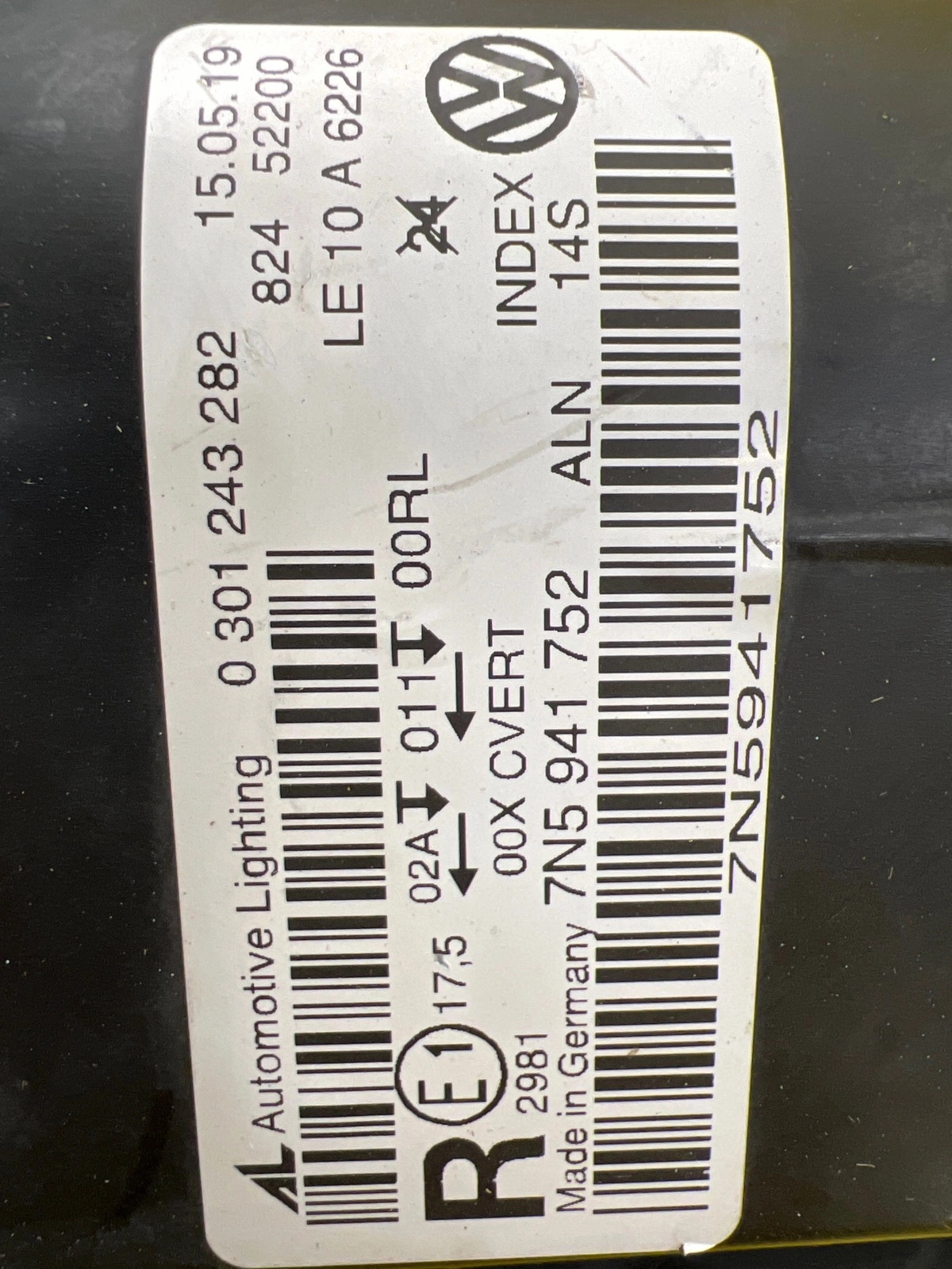 Phare droit Siège Alhambra 2 II 7N5 10- Bi-Xenon 7N5941752 Autolamps 2 Phare droit Siège Alhambra 2 II 7N5 10- Bi-Xenon 7N5941752