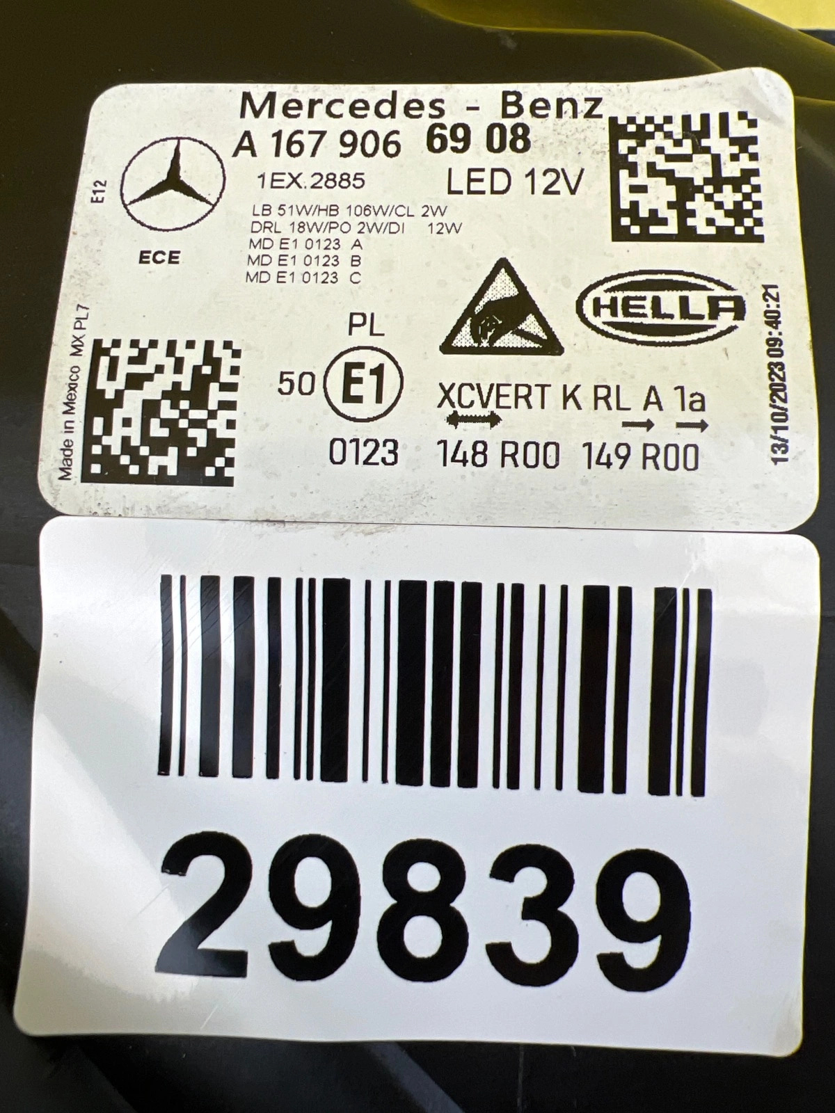 Phare gauche Mercedes GLE W167 Lift 23- Full Led A1679066908 Autolamps 2 Phare gauche Mercedes GLE W167 Lift 23- Full Led A1679066908
