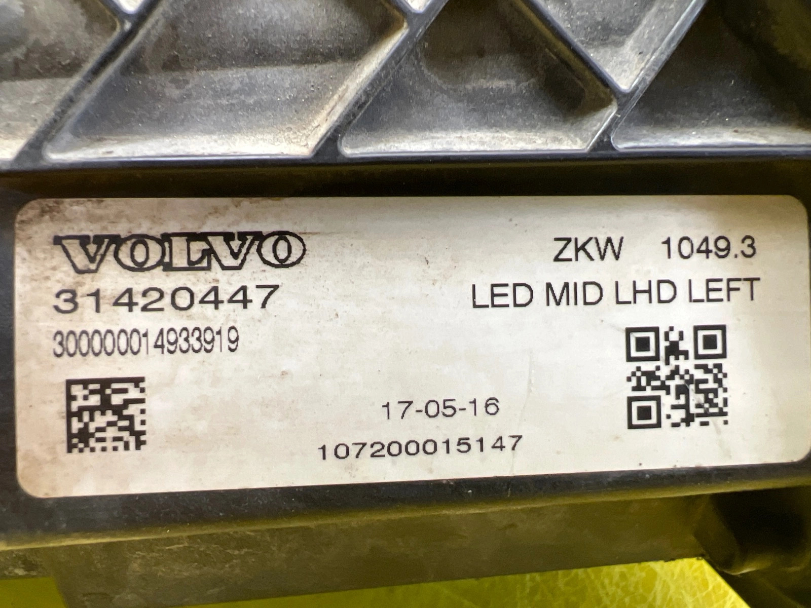 Phare gauche Volvo XC40 V40 Mid Led 31420447 Autolamps 6 Phare gauche Volvo XC40 V40 Mid Led 31420447