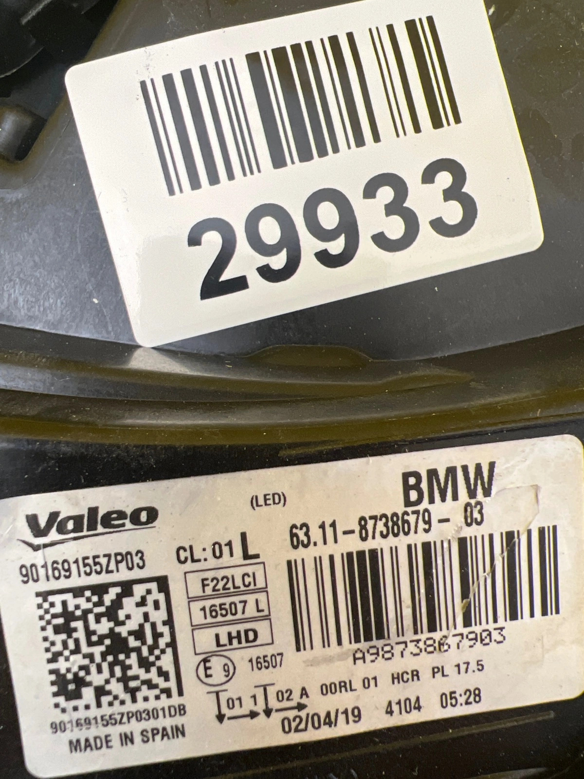 Phare gauche BMW 2 F22 M2 F87 LCI Lift Full Led Adaptive 8738679-03 Autolamps 2 Phare gauche BMW 2 F22 M2 F87 LCI Lift Full Led Adaptive 8738679-03