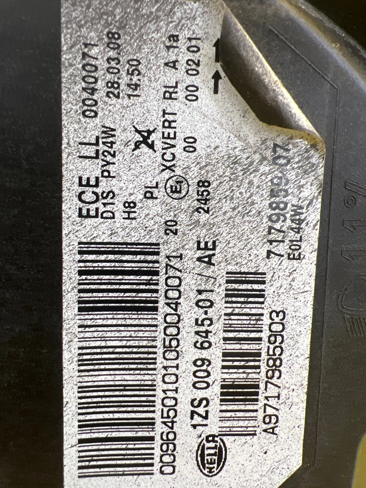 Phare gauche BMW X6 E71 Xenon 07-10 7179859-07 Autolamps 3 Phare gauche BMW X6 E71 Xenon 07-10 7179859-07