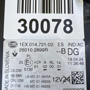 Phare droit Renault Trafic IV Full Led 260102899R