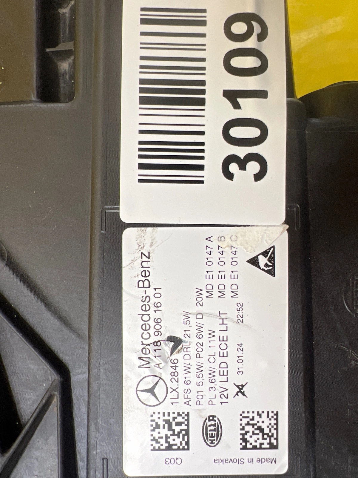 Phare droit Mercedes CLA W118 Lift Full Led A1189061601 Autolamps 2 Phare droit Mercedes CLA W118 Lift Full Led A1189061601