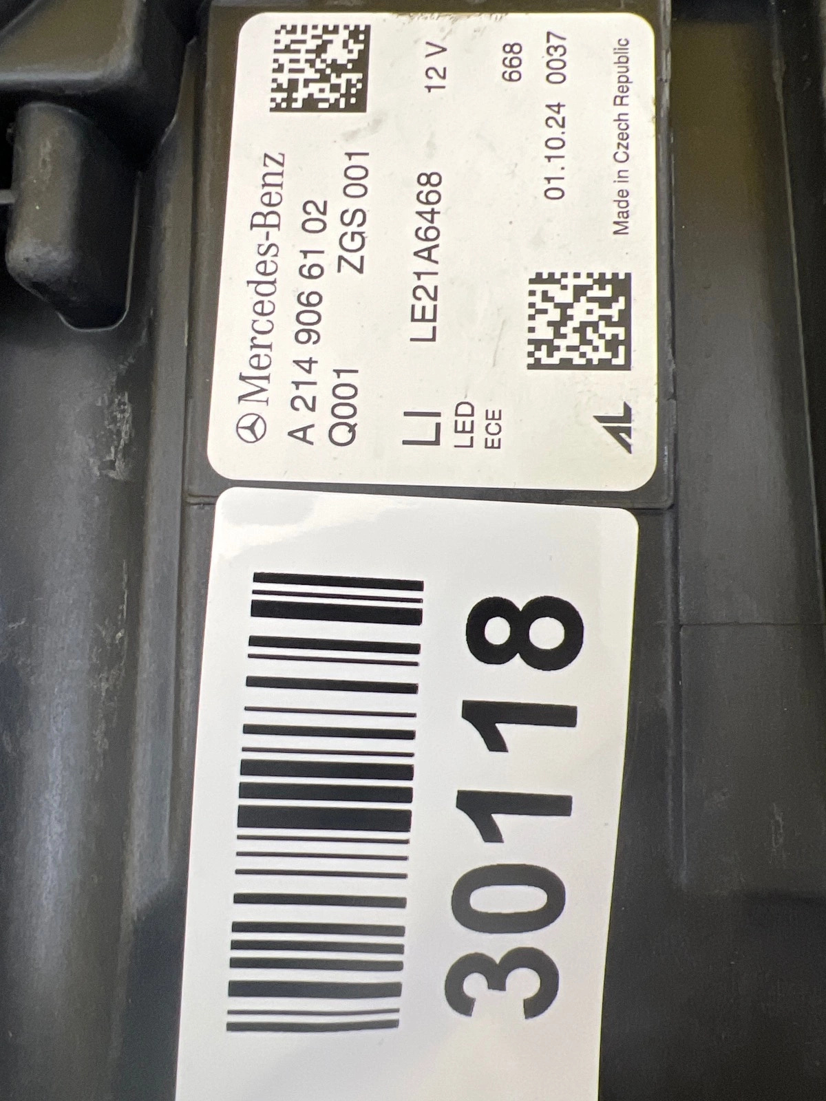 Phare gauche Mercedes Classe E W214 Digital Light A2149066102 Autolamps 2 Phare gauche Mercedes Classe E W214 Digital Light A2149066102