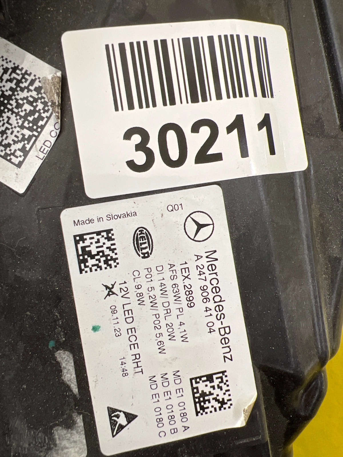 Phare gauche Mercedes GLA W247 Full Led A2479064104 Autolamps 3 Phare gauche Mercedes GLA W247 Full Led A2479064104