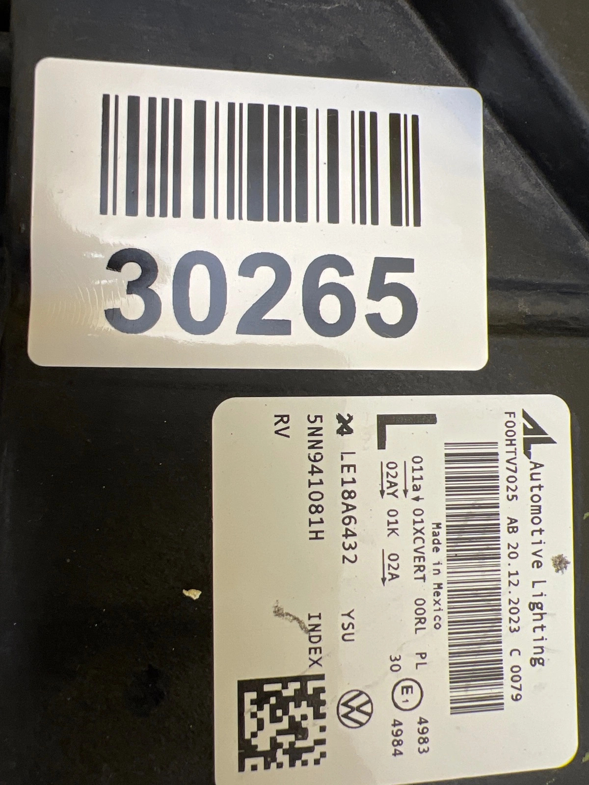 Phare gauche VW Tiguan 2 II 5NN Lift Allspace IQ Full Led 5NN941081H Autolamps 2 Phare gauche VW Tiguan 2 II 5NN Lift Allspace IQ Full Led 5NN941081H