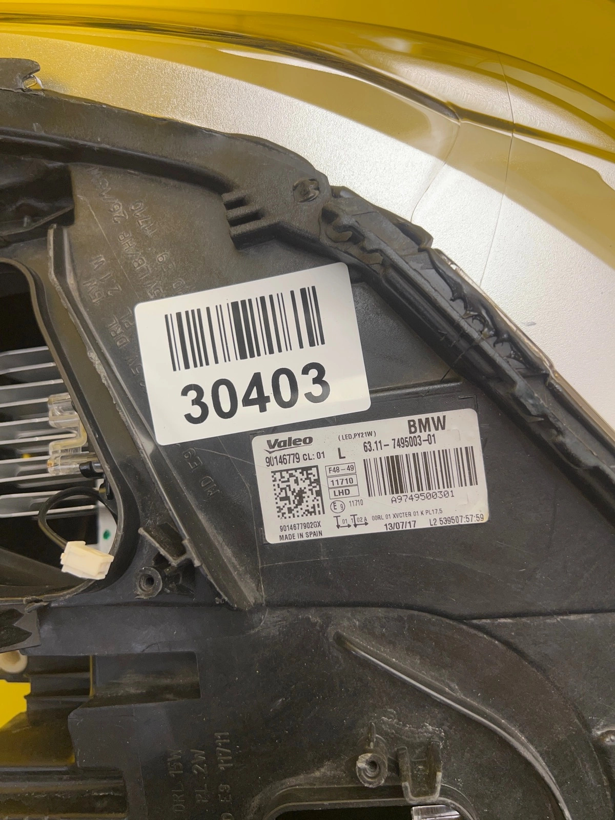 Phare avant gauche BMW X1 F48 15- Full Led 7495003-06 Autolamps 2 Phare avant gauche BMW X1 F48 15- Full Led 7495003-06