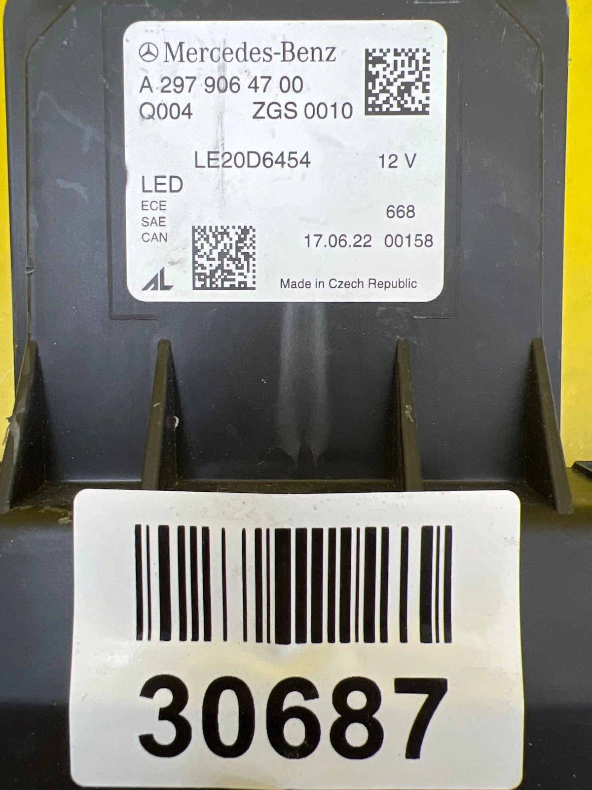 Mercedes EQS W297 Phare avant à Led A2979064700 Autolamps 4 Mercedes EQS W297 Phare avant à Led A2979064700