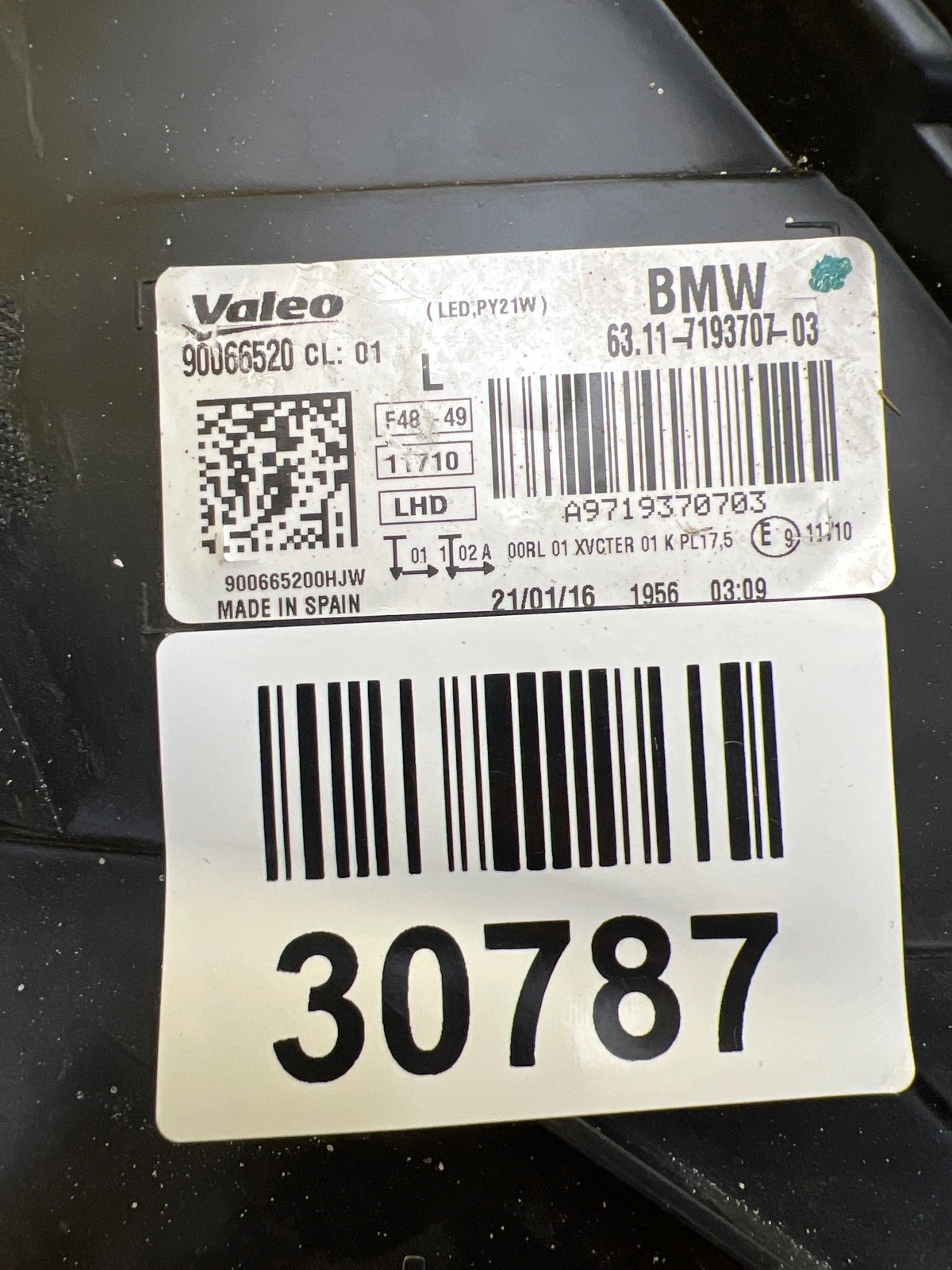 Phare BMW X1 F48 15-19 Lampe Gauche Full Led 7193707-03 Autolamps 2 Phare BMW X1 F48 15-19 Lampe Gauche Full Led 7193707-03