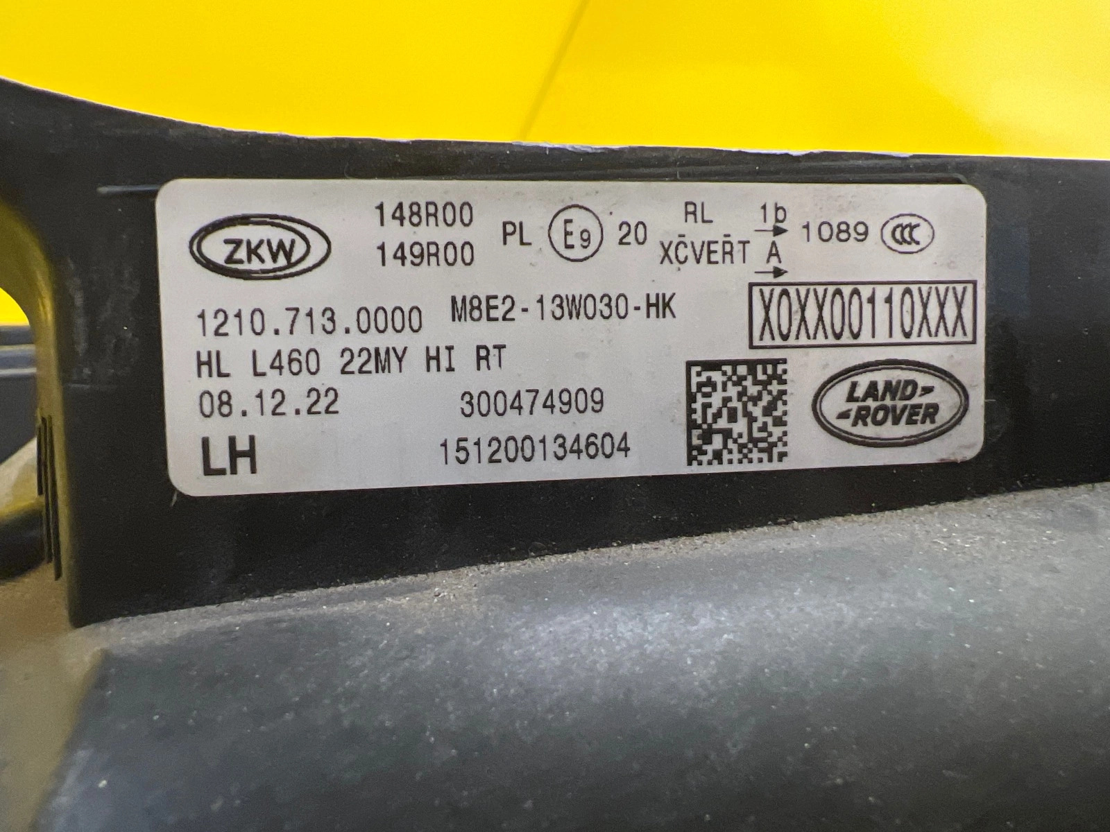 Phare gauche Range Rover Vogue L460 Full Led M8E2-13W030-HK Autolamps 2 Phare gauche Range Rover Vogue L460 Full Led M8E2-13W030-HK