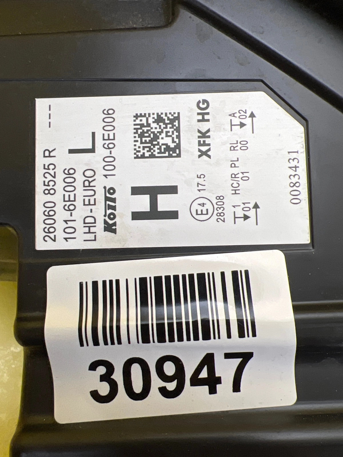 Phare gauche Renault Kangoo IV 4 Full Led 260608525R Autolamps 2 Phare gauche Renault Kangoo IV 4 Full Led 260608525R