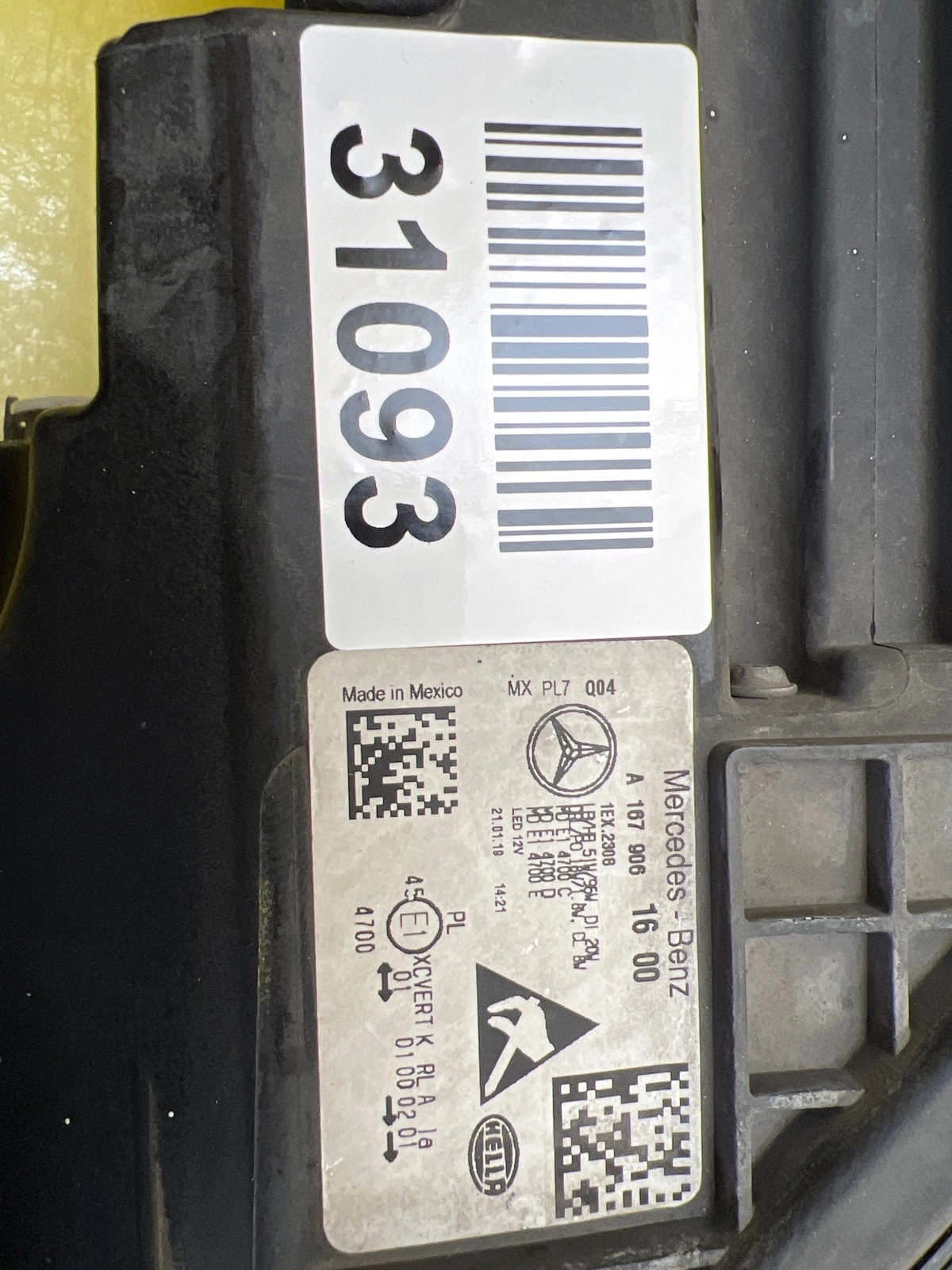 Phare gauche Mercedes GLE W167 Full Led Multibeam A1679061600 Autolamps 2 Phare gauche Mercedes GLE W167 Full Led Multibeam A1679061600