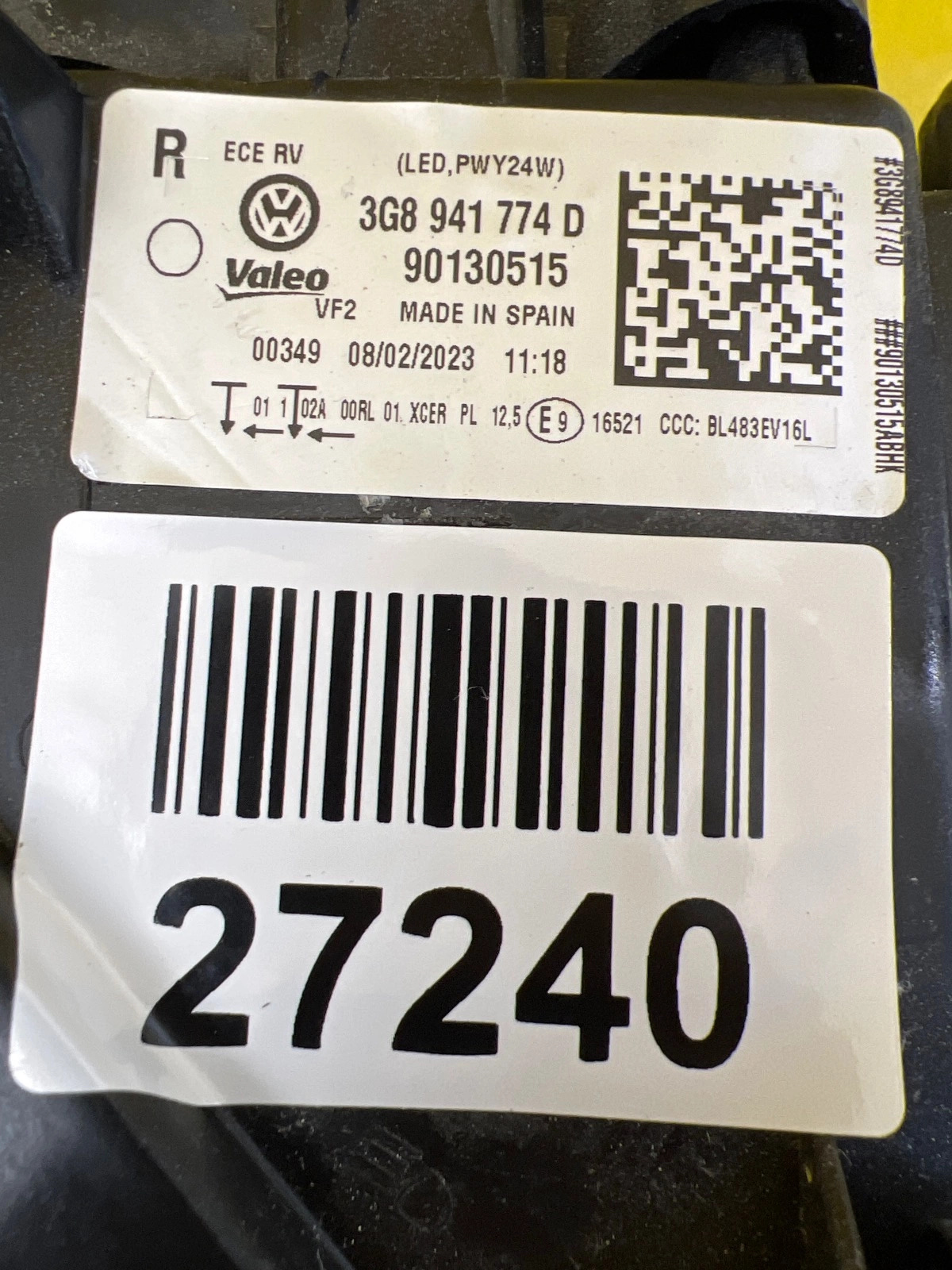 Phare droit VW Arteon Matrix Full Led 3G8941774D Autolamps 2 Phare droit VW Arteon Matrix Full Led 3G8941774D