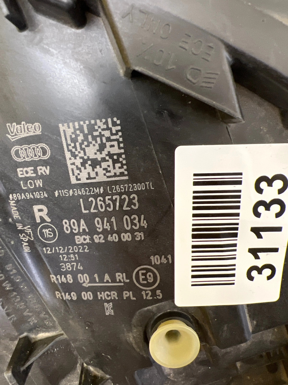 Phare droit Audi Q4 E-Tron Full Led 89A941034 Autolamps 2 Phare droit Audi Q4 E-Tron Full Led 89A941034