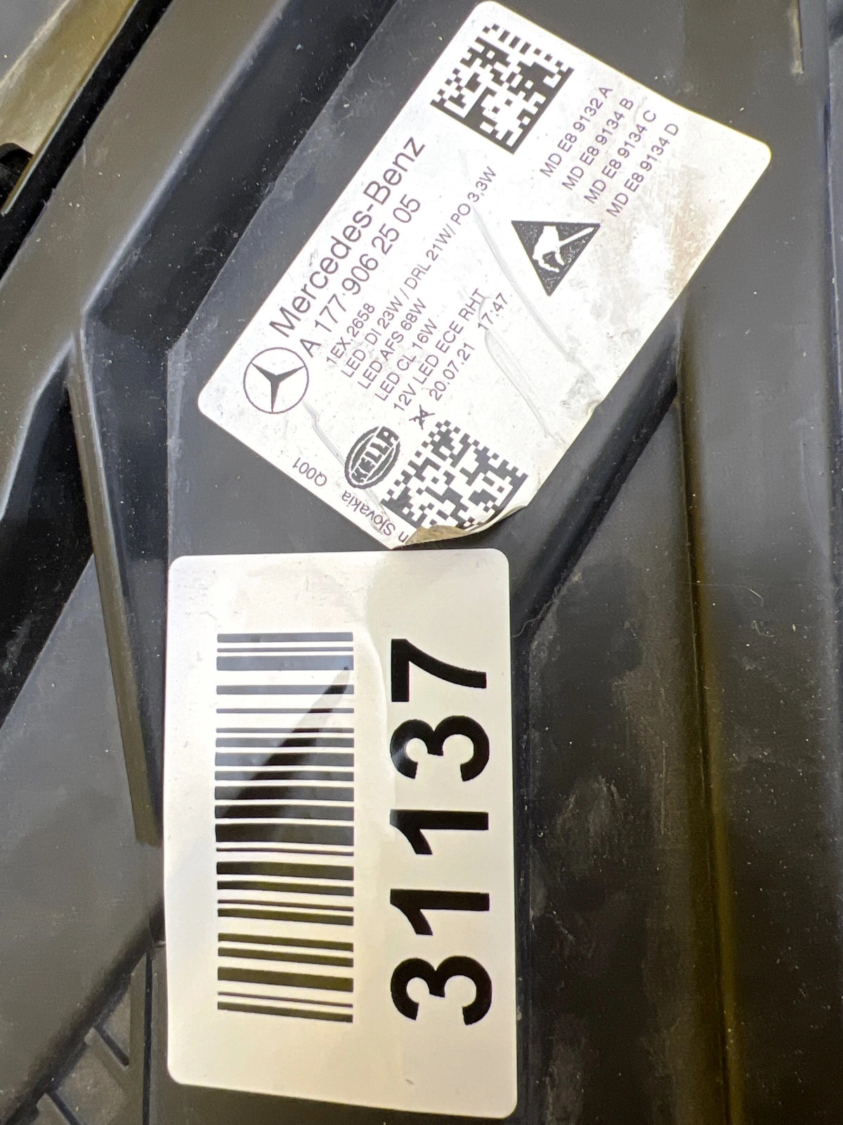 Phare gauche Mercedes Classe A W177 Multibeam Led 2018- A1779062505 Autolamps 2 Phare gauche Mercedes Classe A W177 Multibeam Led 2018- A1779062505