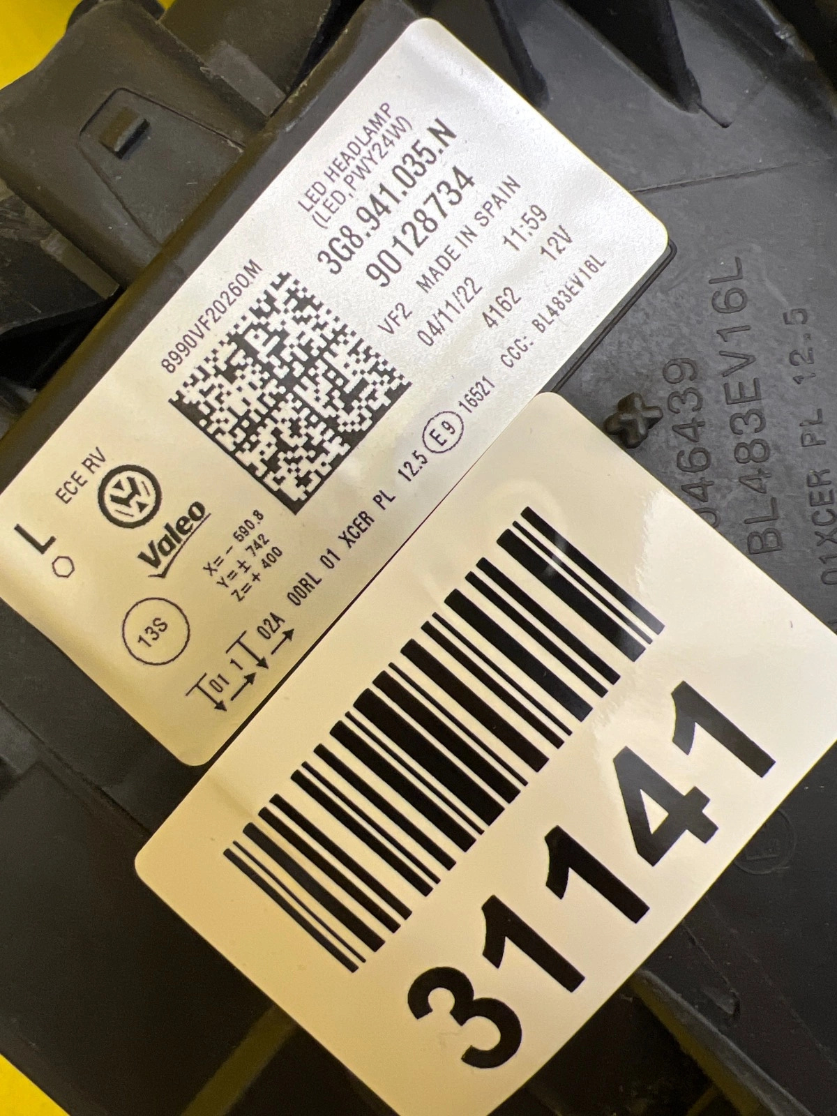 Phare gauche VW Arteon 3G8 Full Led 3G8941035N Autolamps 2 Phare gauche VW Arteon 3G8 Full Led 3G8941035N