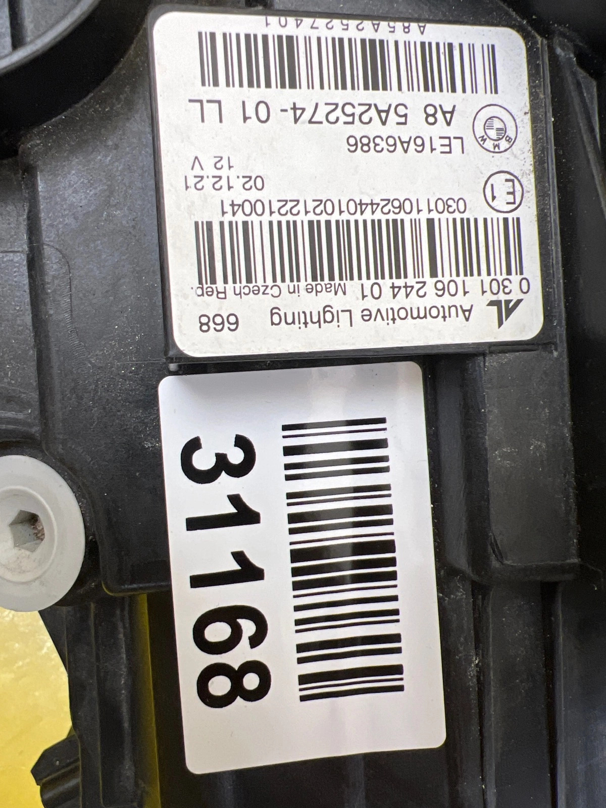 Phare avant droit BMW 3 G20 G21 Laser Noir 5A25274-01 Autolamps 2 Phare avant droit BMW 3 G20 G21 Laser Noir 5A25274-01