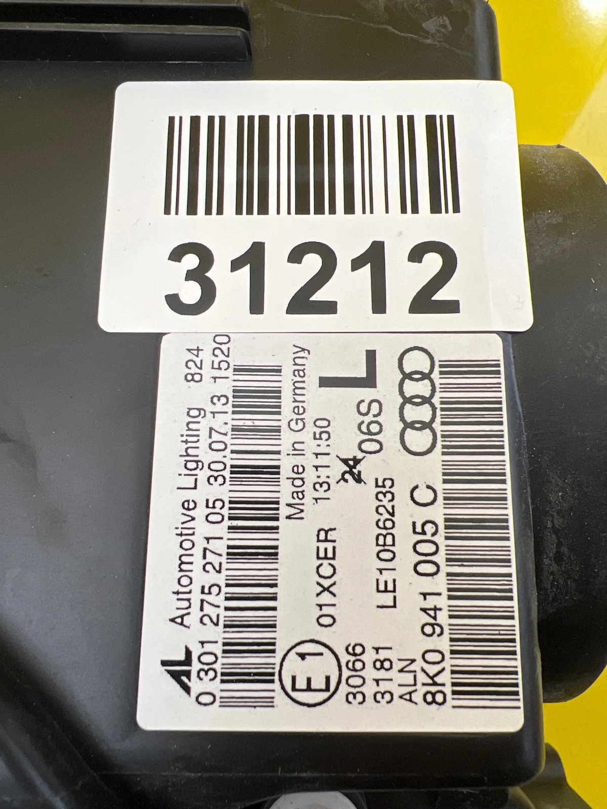 Phare gauche Audi A4 B8 8K0 Lift 12-15 Xenon Untwisted 8K0941005C Autolamps 2 Phare gauche Audi A4 B8 8K0 Lift 12-15 Xenon Untwisted 8K0941005C
